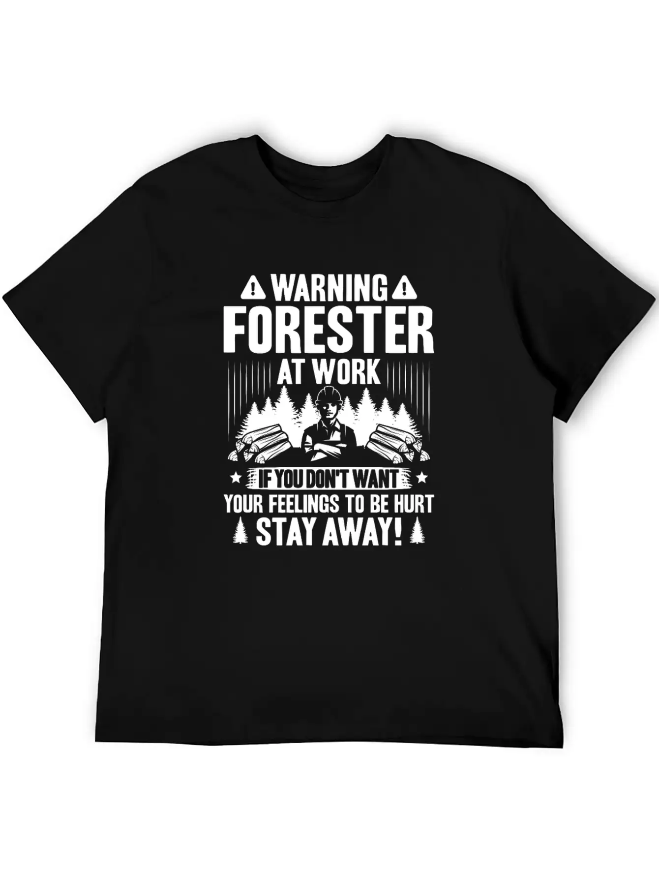 Forester Forestry Woodsman Woodman Forest Trees Breathable Soft Cotton T-Shirt – Timeless Casual Look