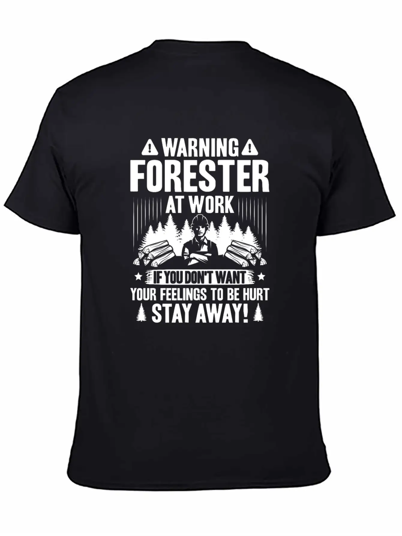 Forester Forestry Woodsman Woodman Forest Trees Breathable Soft Cotton T-Shirt – Timeless Casual Look