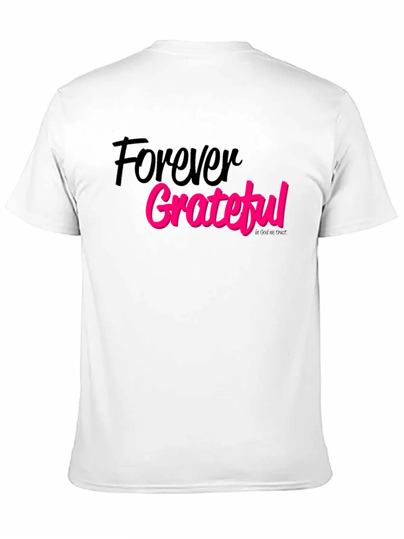 Forever Grateful Breathable Soft Cotton T-Shirt – Timeless Casual Look