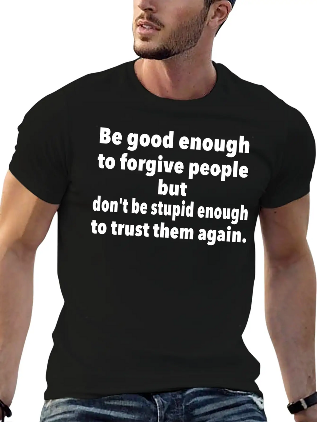 Forgive Casual Graphic T-Shirt – Simple And Comfortable Daily Wear