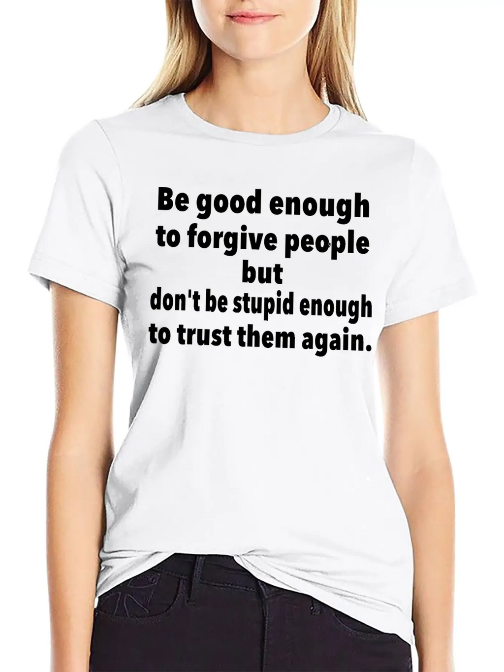 Forgive Casual Graphic T-Shirt – Simple And Comfortable Daily Wear