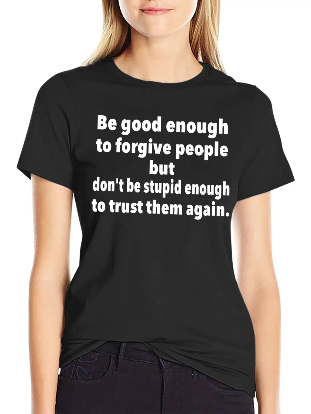 Forgive Casual Graphic T-Shirt – Simple And Comfortable Daily Wear