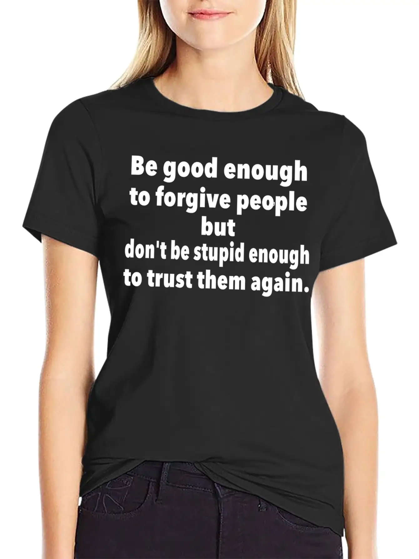 Forgive Casual Graphic T-Shirt – Simple And Comfortable Daily Wear