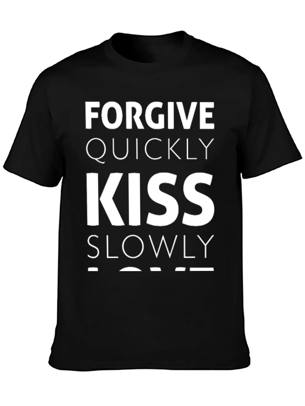 Forgive Quickly (dark) Unisex Short Sleeve Soft Cotton T-Shirt – Casual Everyday Wear