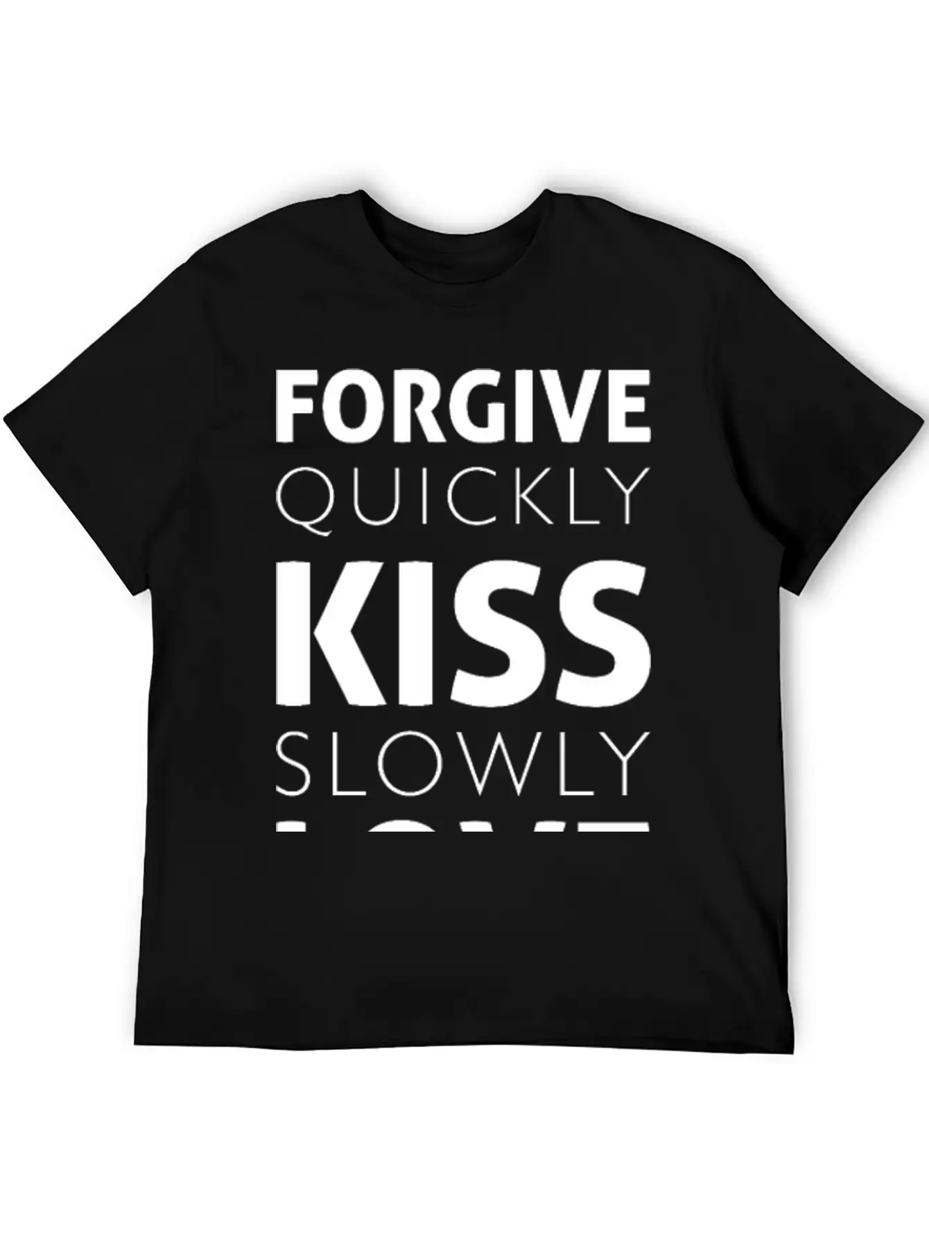 Forgive Quickly (dark) Unisex Short Sleeve Soft Cotton T-Shirt – Casual Everyday Wear