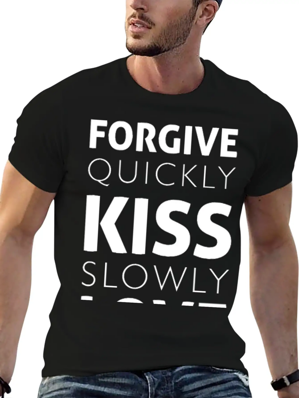 Forgive Quickly (dark) Unisex Short Sleeve Soft Cotton T-Shirt – Casual Everyday Wear