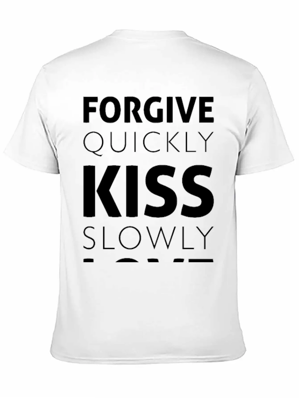 Forgive Quickly (dark) Unisex Short Sleeve Soft Cotton T-Shirt – Casual Everyday Wear