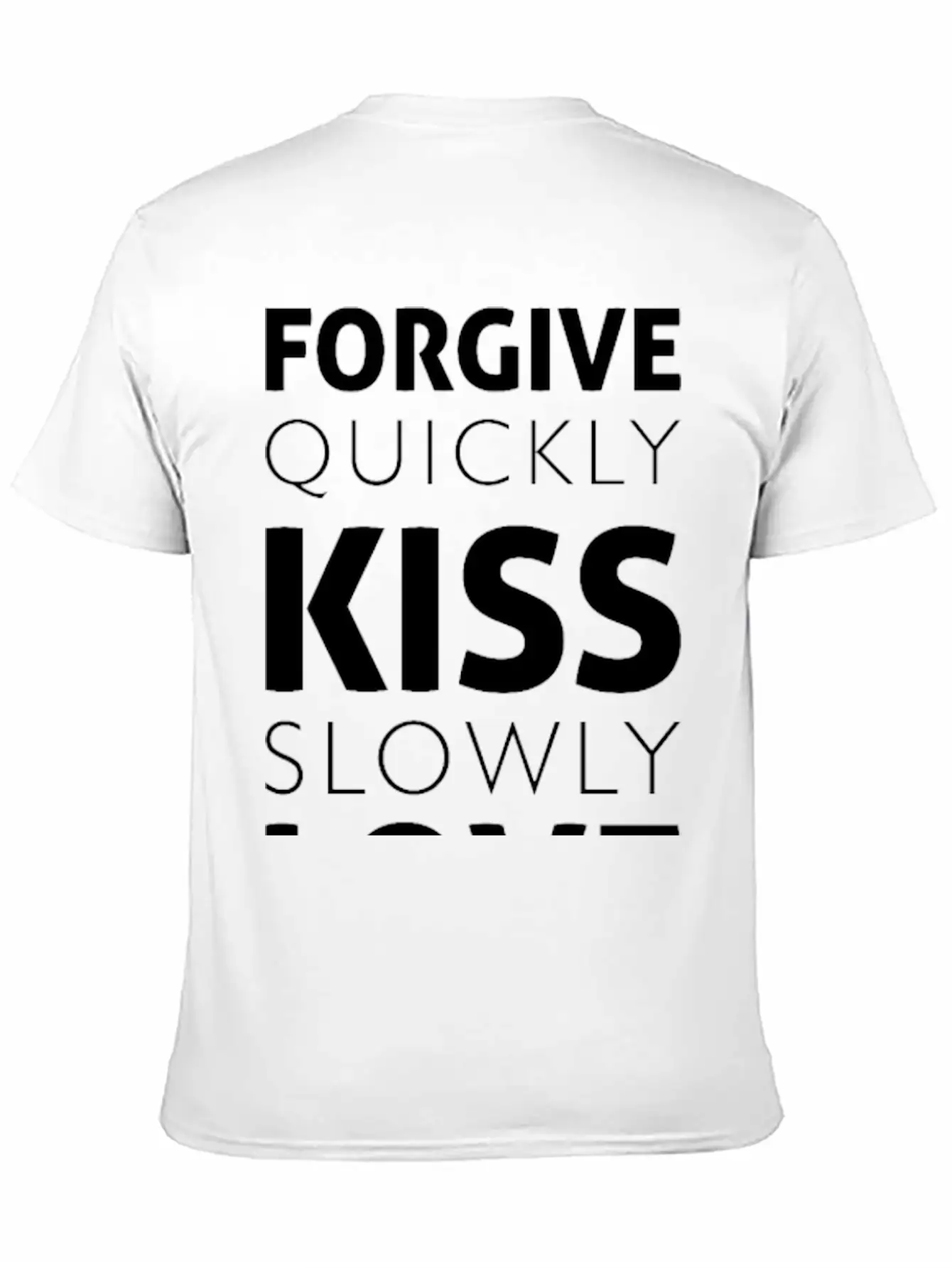 Forgive Quickly (dark) Unisex Short Sleeve Soft Cotton T-Shirt – Casual Everyday Wear