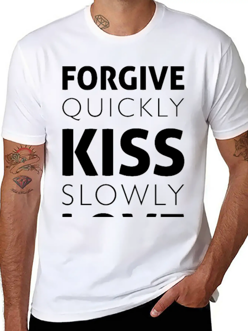 Forgive Quickly (dark) Unisex Short Sleeve Soft Cotton T-Shirt – Casual Everyday Wear