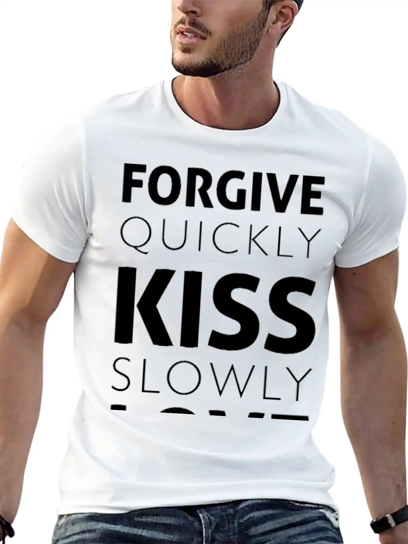 Forgive Quickly (dark) Unisex Short Sleeve Soft Cotton T-Shirt – Casual Everyday Wear