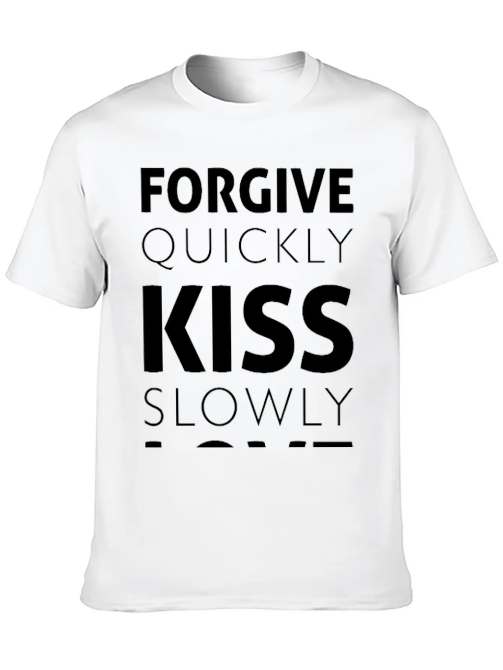 Forgive Quickly (dark) Unisex Short Sleeve Soft Cotton T-Shirt – Casual Everyday Wear
