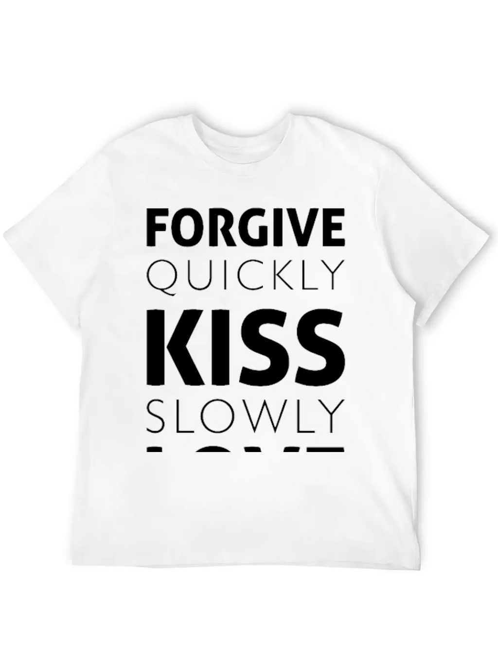 Forgive Quickly (dark) Unisex Short Sleeve Soft Cotton T-Shirt – Casual Everyday Wear