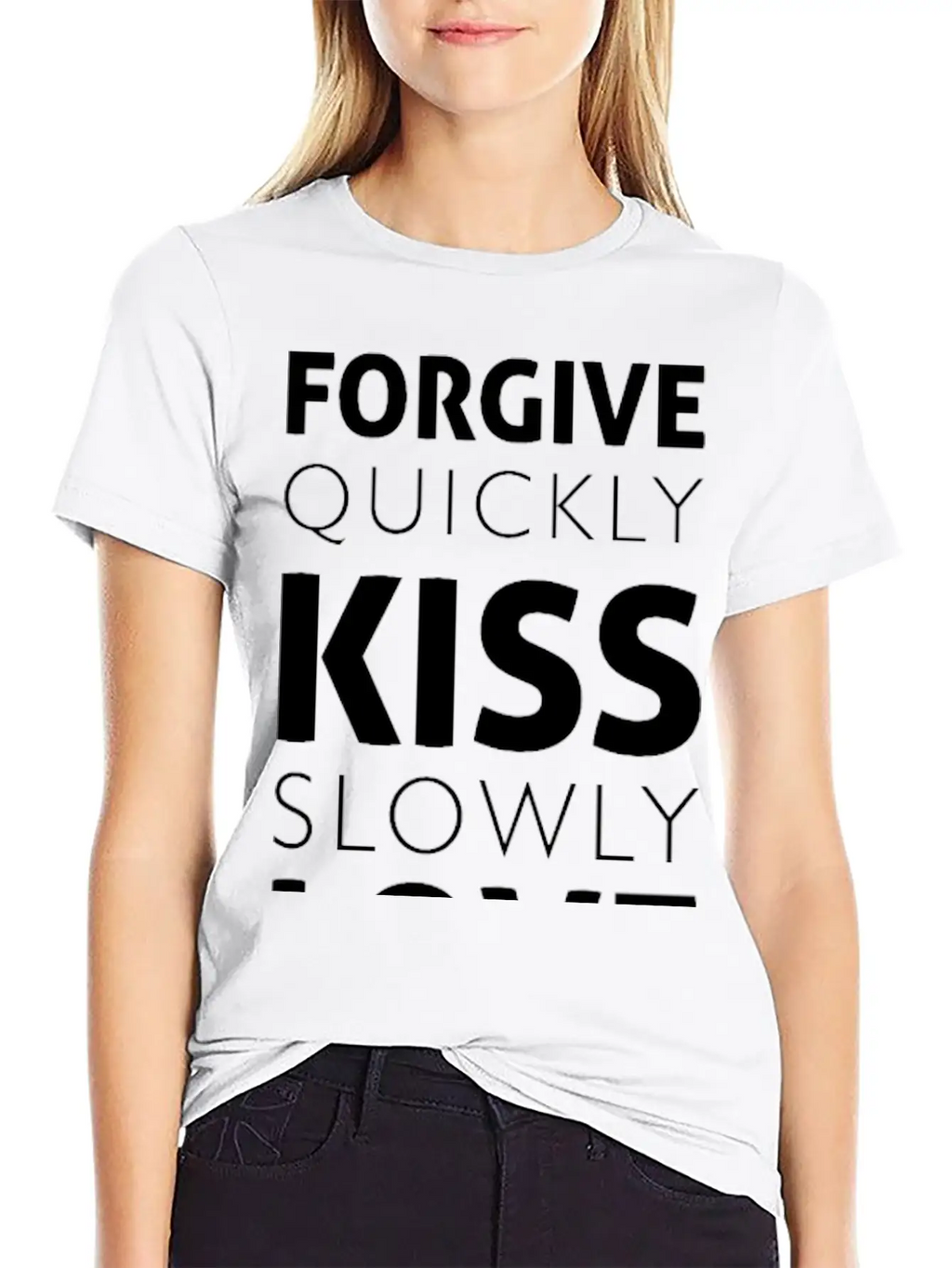 Forgive Quickly (dark) Unisex Short Sleeve Soft Cotton T-Shirt – Casual Everyday Wear