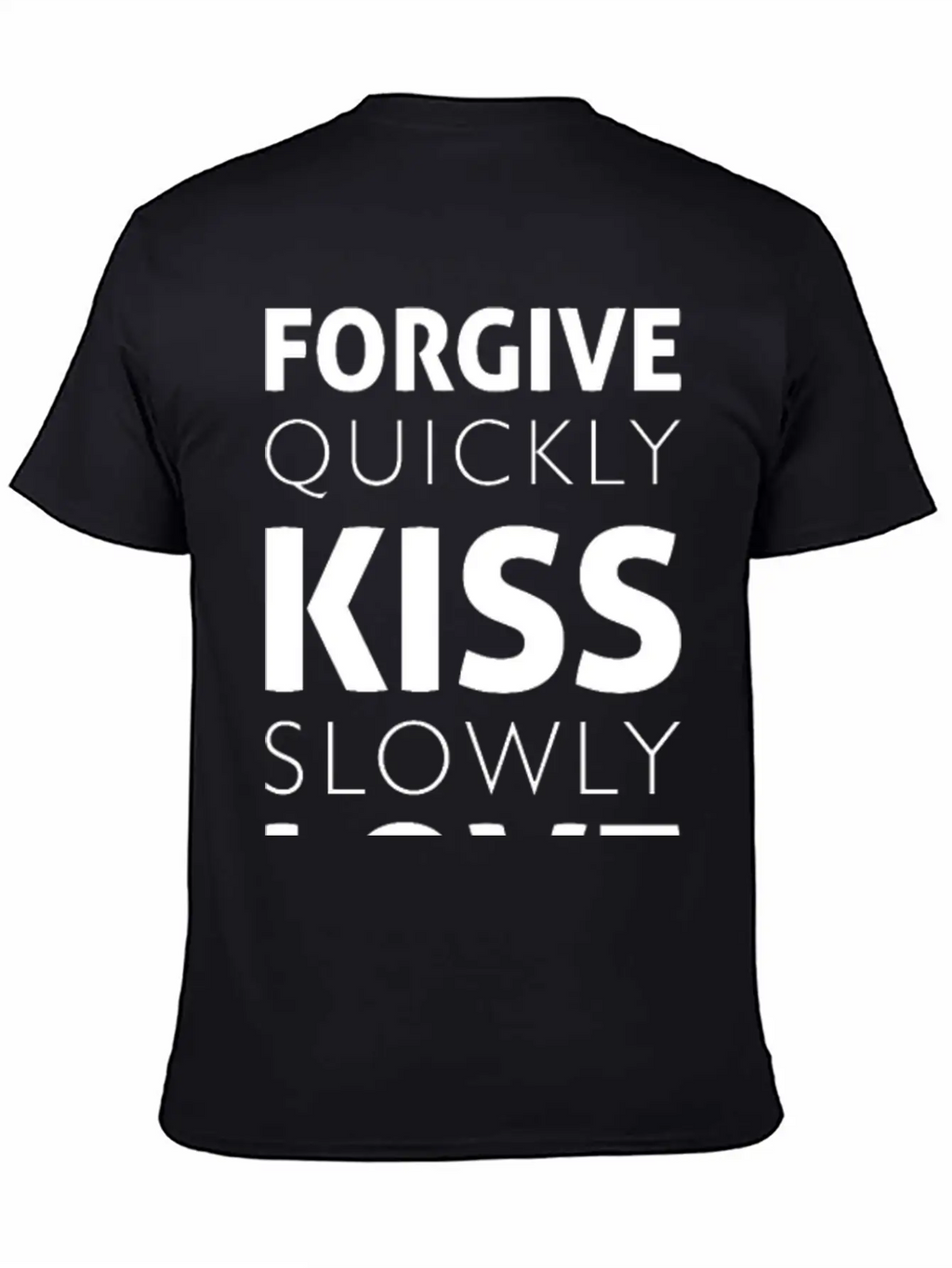Forgive Quickly (dark) Unisex Short Sleeve Soft Cotton T-Shirt – Casual Everyday Wear