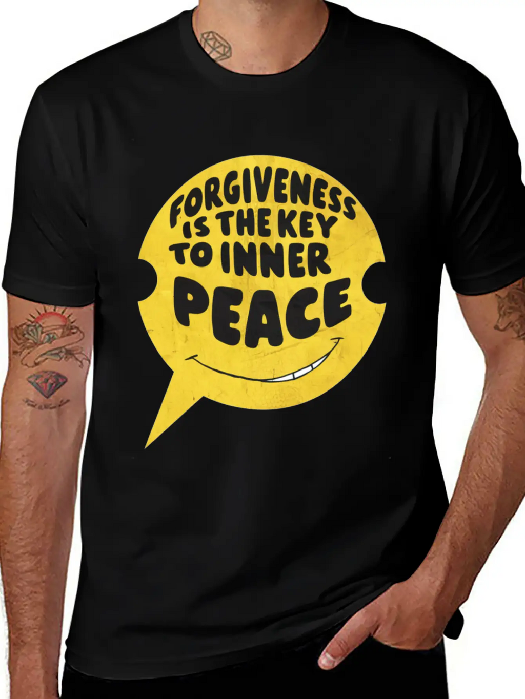 Forgiveness Is The Key To Inner Peace Unisex Casual T-Shirt – Clean Design For Daily Comfort