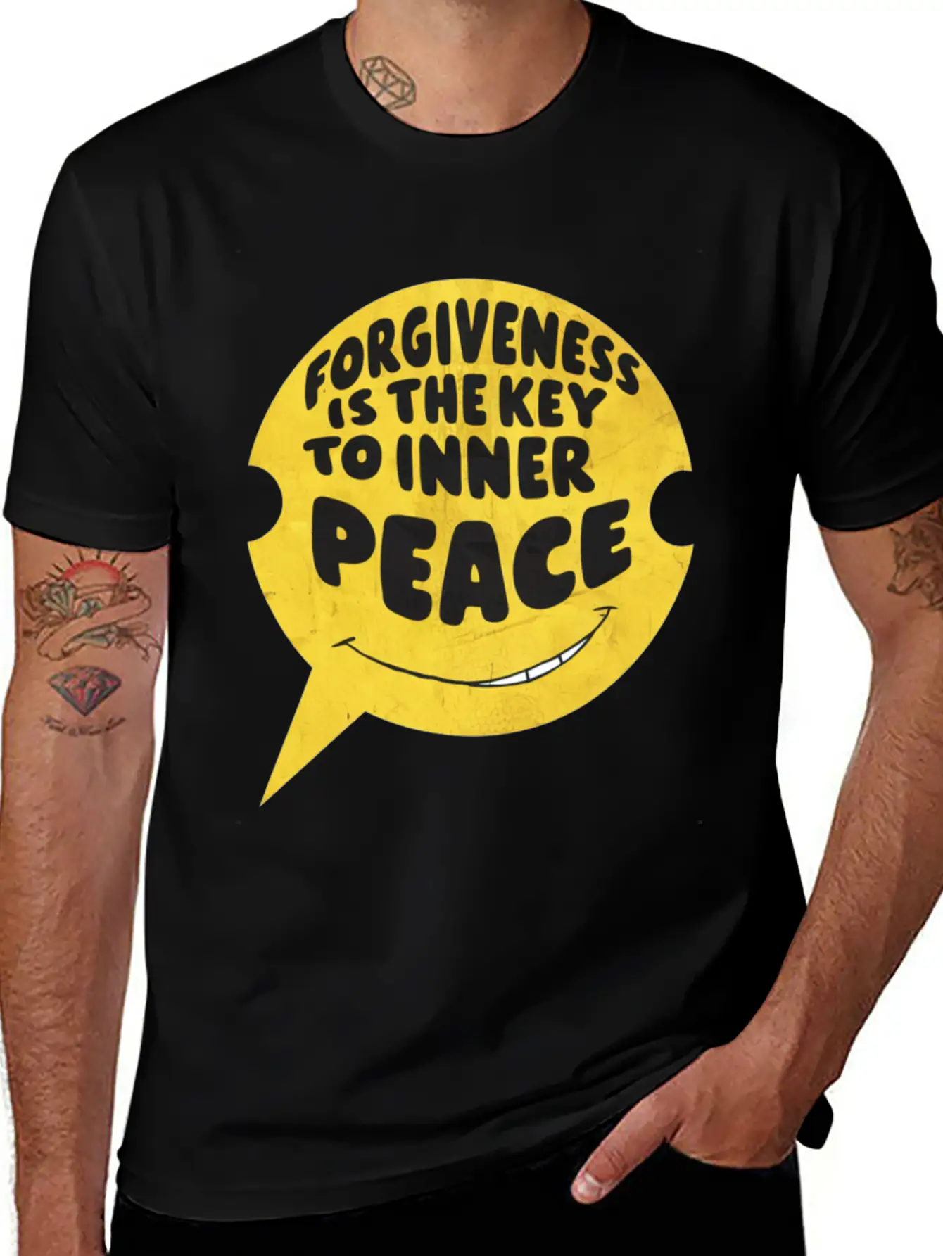 Forgiveness Is The Key To Inner Peace Unisex Casual T-Shirt – Clean Design For Daily Comfort