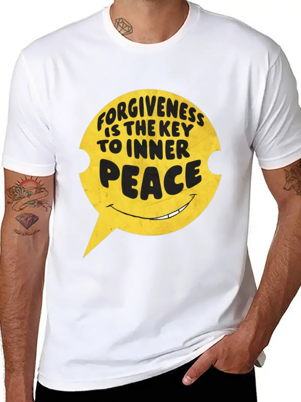 Forgiveness Is The Key To Inner Peace Unisex Casual T-Shirt – Clean Design For Daily Comfort