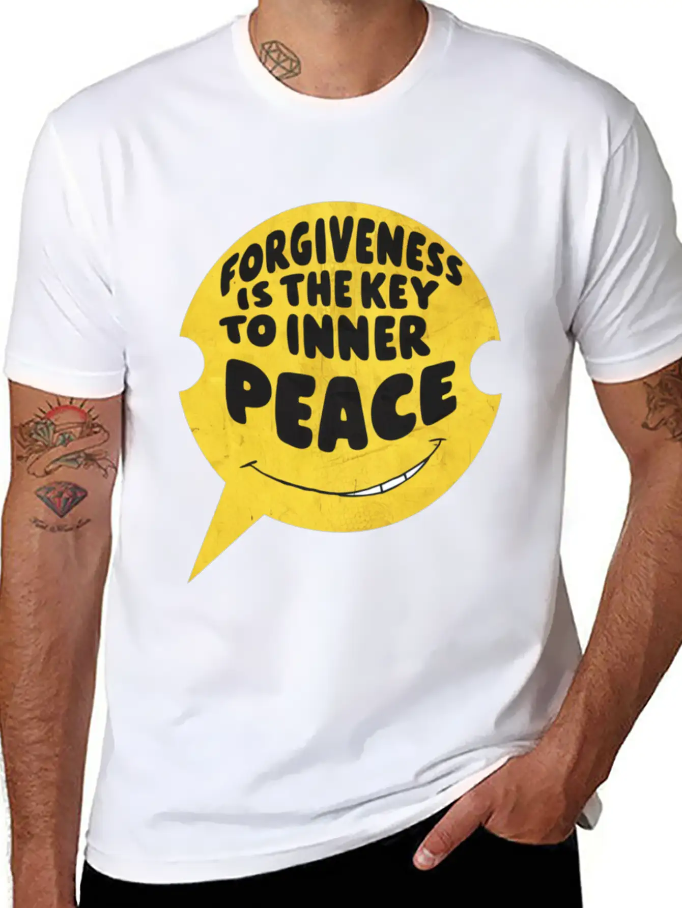 Forgiveness Is The Key To Inner Peace Unisex Casual T-Shirt – Clean Design For Daily Comfort