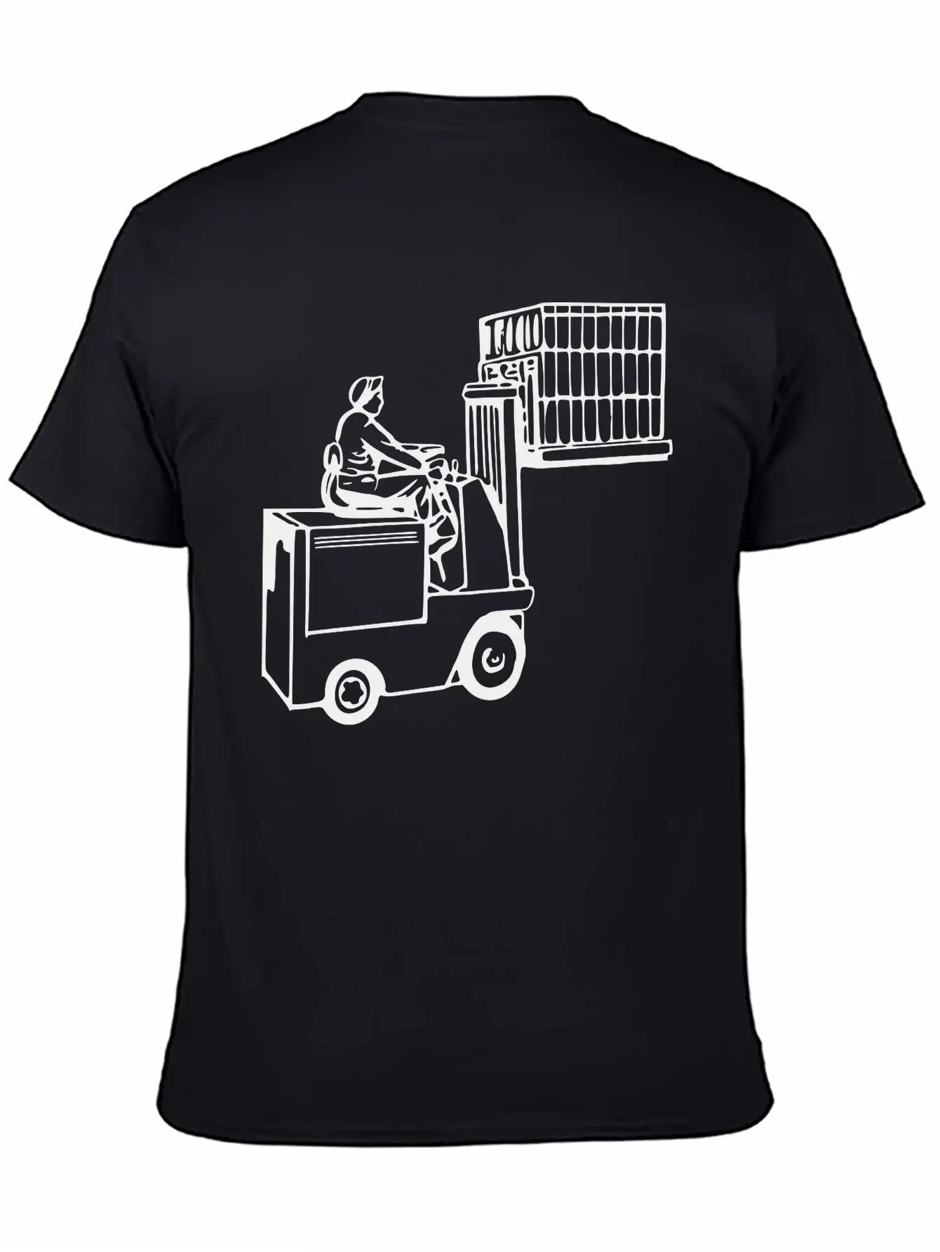 Forklift Unisex Casual T-Shirt – Clean Design For Daily Comfort