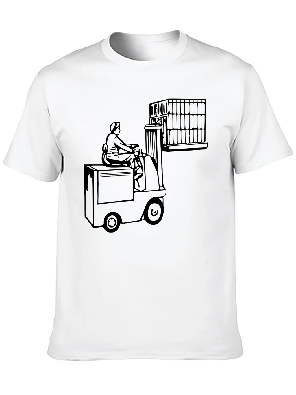 Forklift Unisex Casual T-Shirt – Clean Design For Daily Comfort