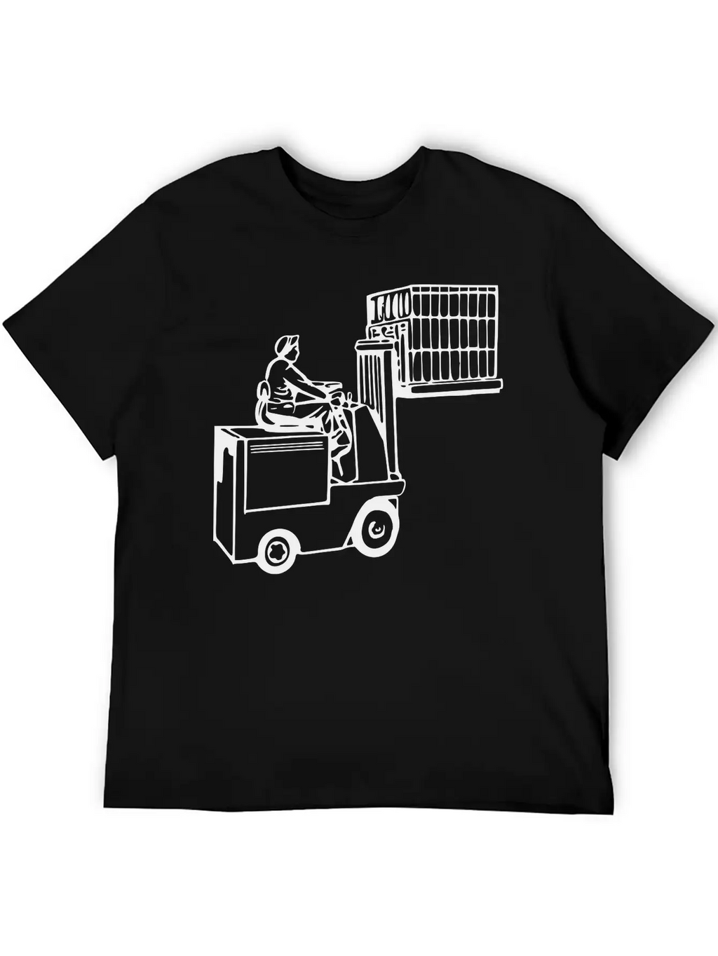Forklift Unisex Casual T-Shirt – Clean Design For Daily Comfort