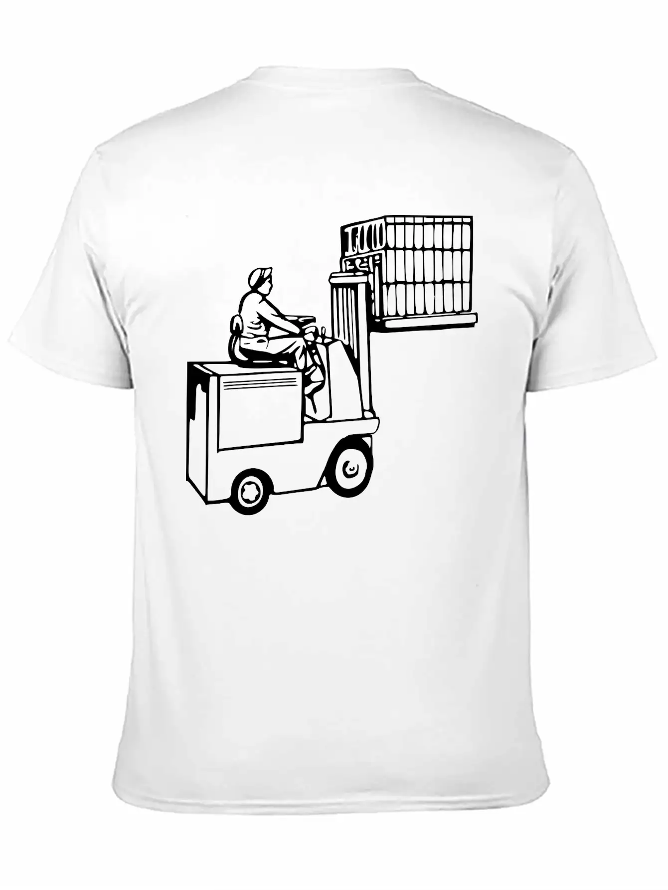 Forklift Unisex Casual T-Shirt – Clean Design For Daily Comfort