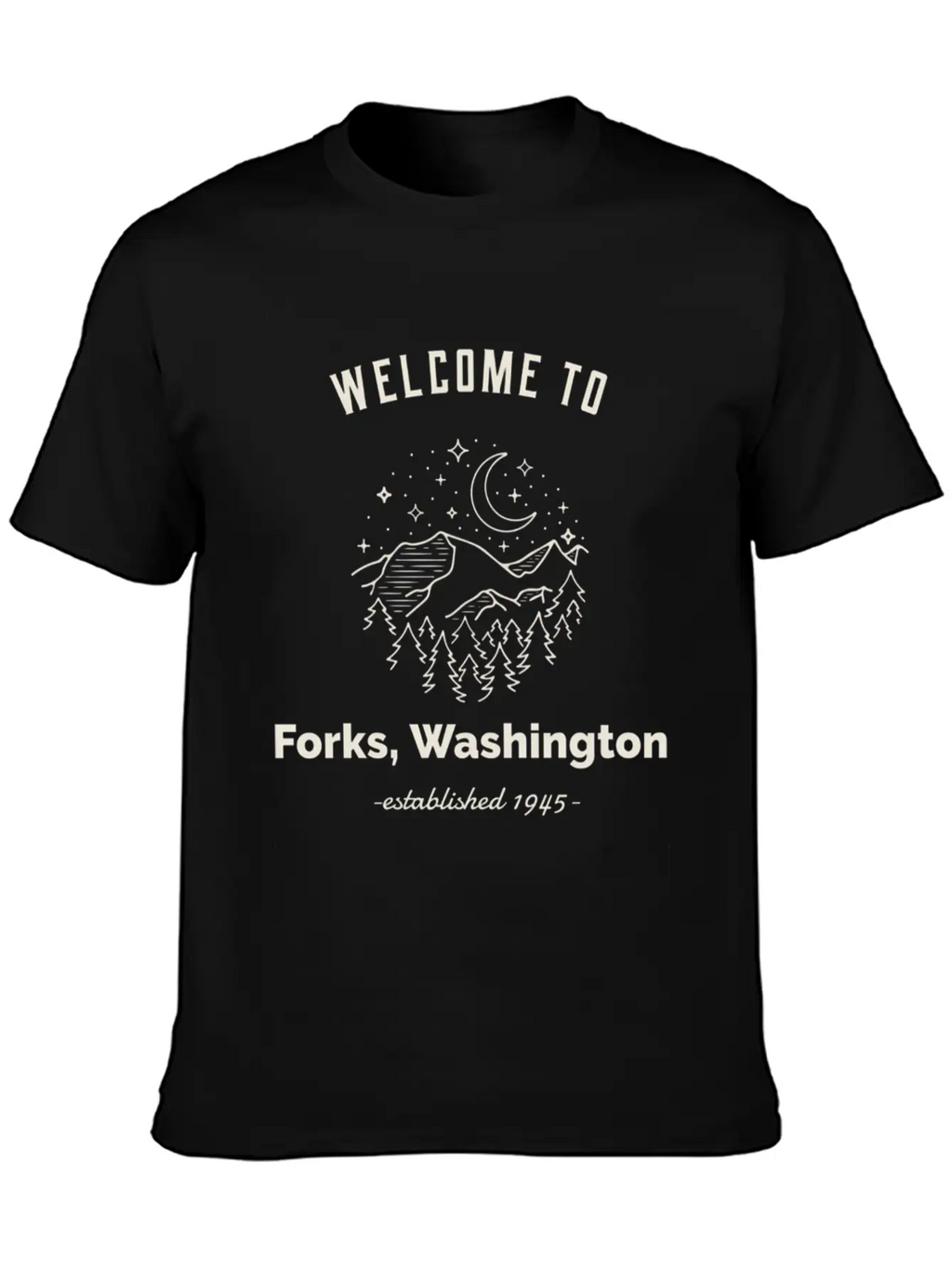 Forks Washington City Of Forks Washington Forks Na Breathable Soft Cotton T-Shirt – Timeless Casual Look