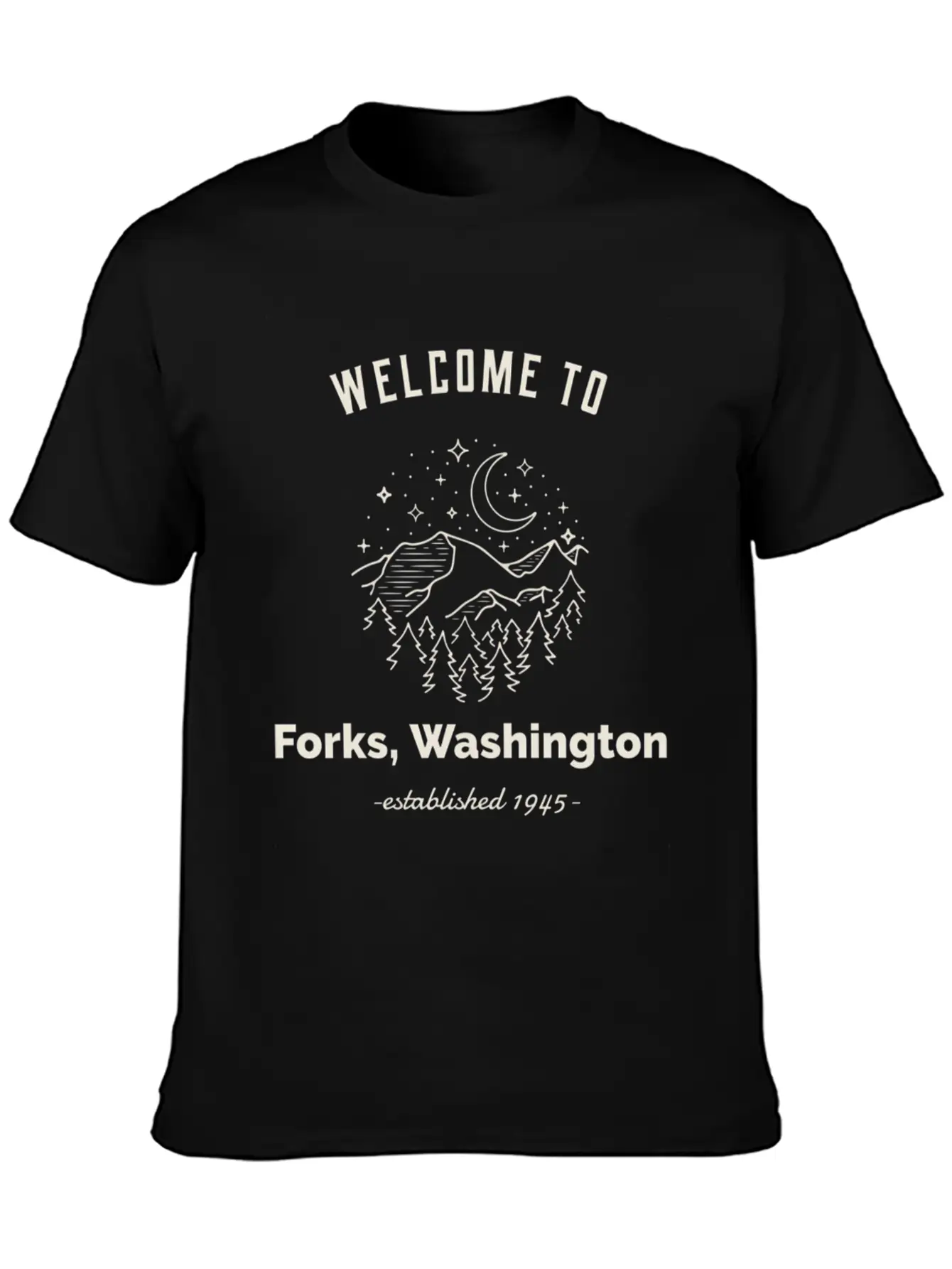 Forks Washington City Of Forks Washington Forks Na Breathable Soft Cotton T-Shirt – Timeless Casual Look