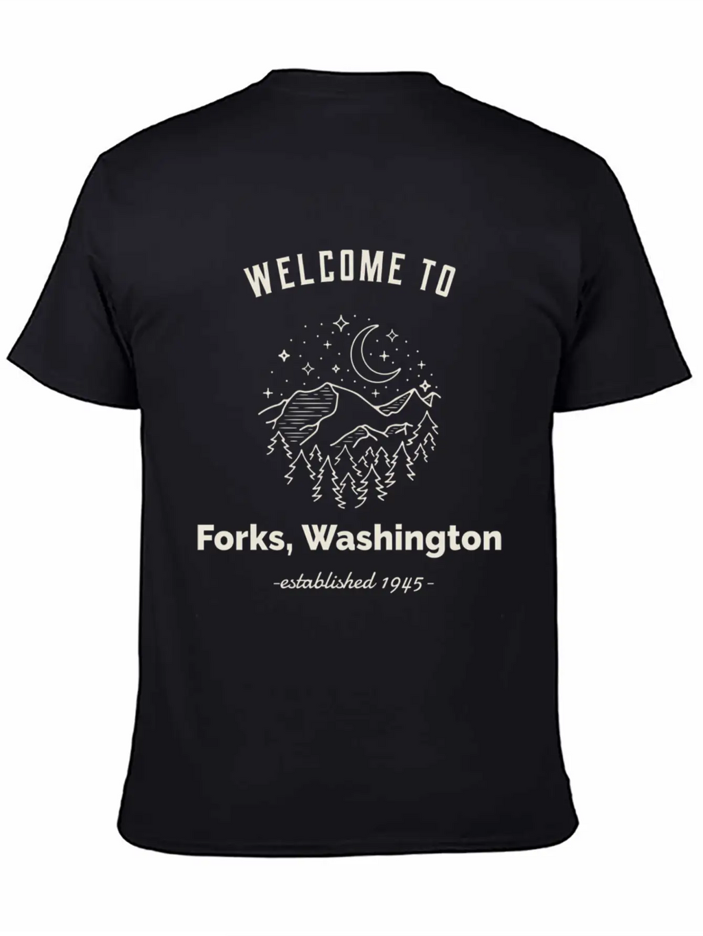 Forks Washington City Of Forks Washington Forks Na Breathable Soft Cotton T-Shirt – Timeless Casual Look