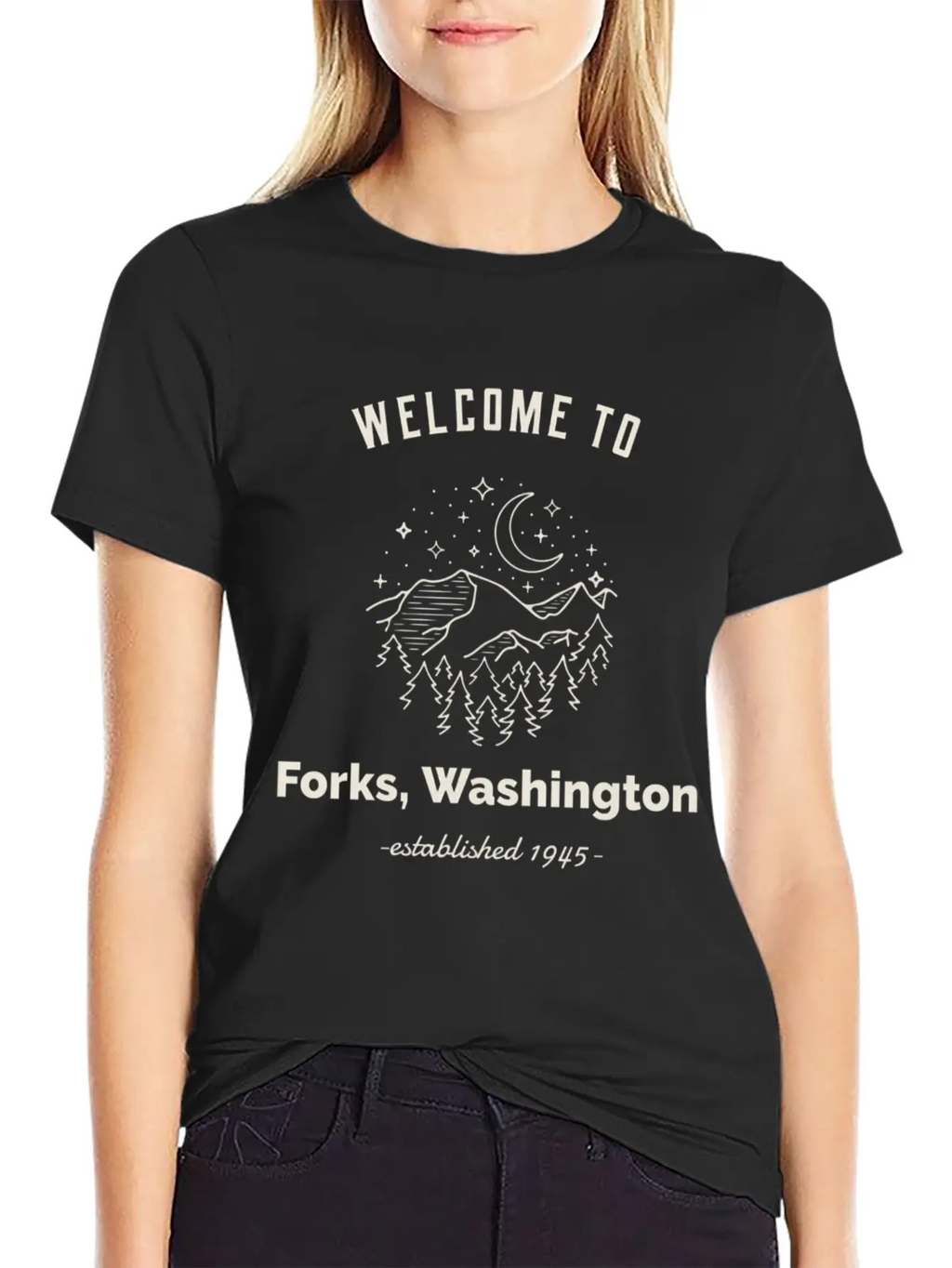 Forks Washington City Of Forks Washington Forks Na Breathable Soft Cotton T-Shirt – Timeless Casual Look