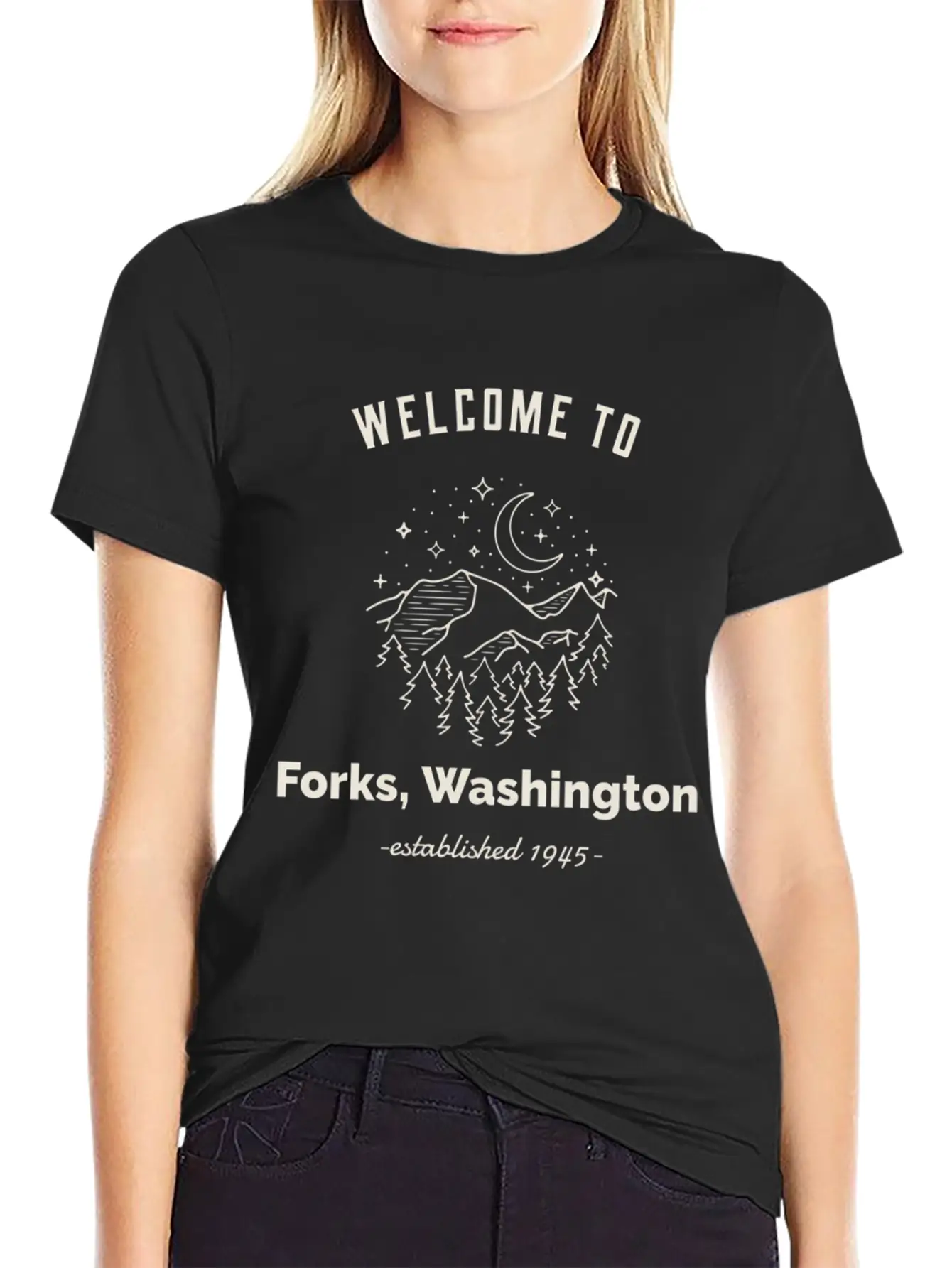 Forks Washington City Of Forks Washington Forks Na Breathable Soft Cotton T-Shirt – Timeless Casual Look