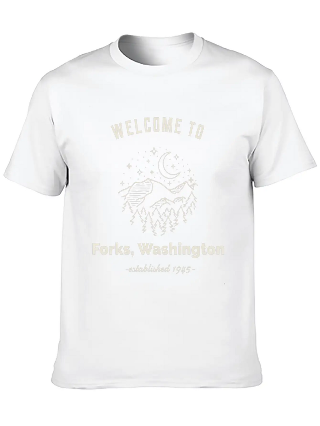 Forks Washington City Of Forks Washington Forks Na Breathable Soft Cotton T-Shirt – Timeless Casual Look