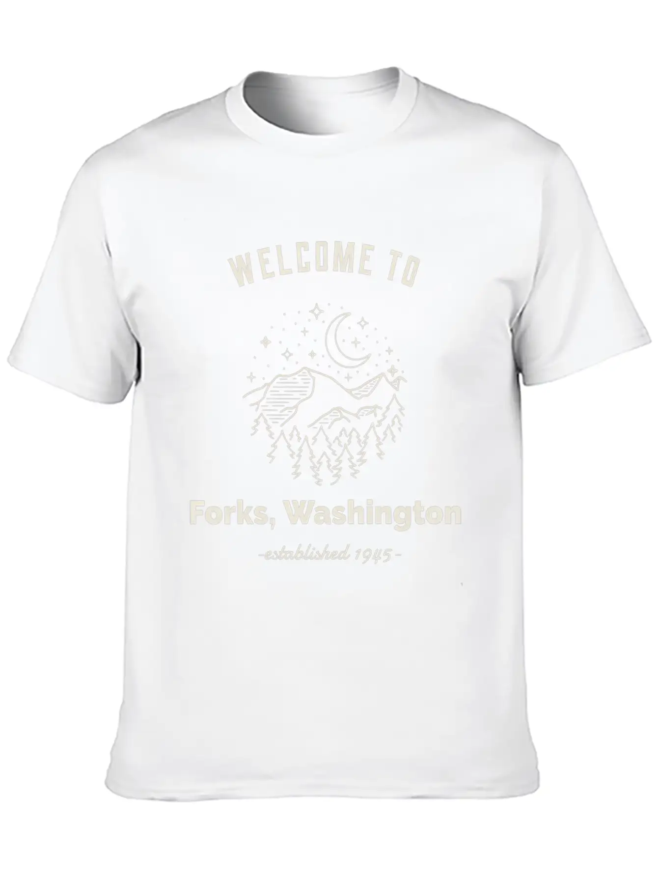 Forks Washington City Of Forks Washington Forks Na Breathable Soft Cotton T-Shirt – Timeless Casual Look