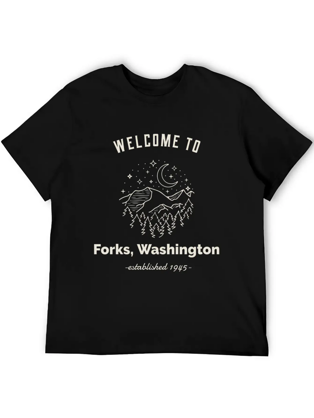 Forks Washington City Of Forks Washington Forks Na Breathable Soft Cotton T-Shirt – Timeless Casual Look