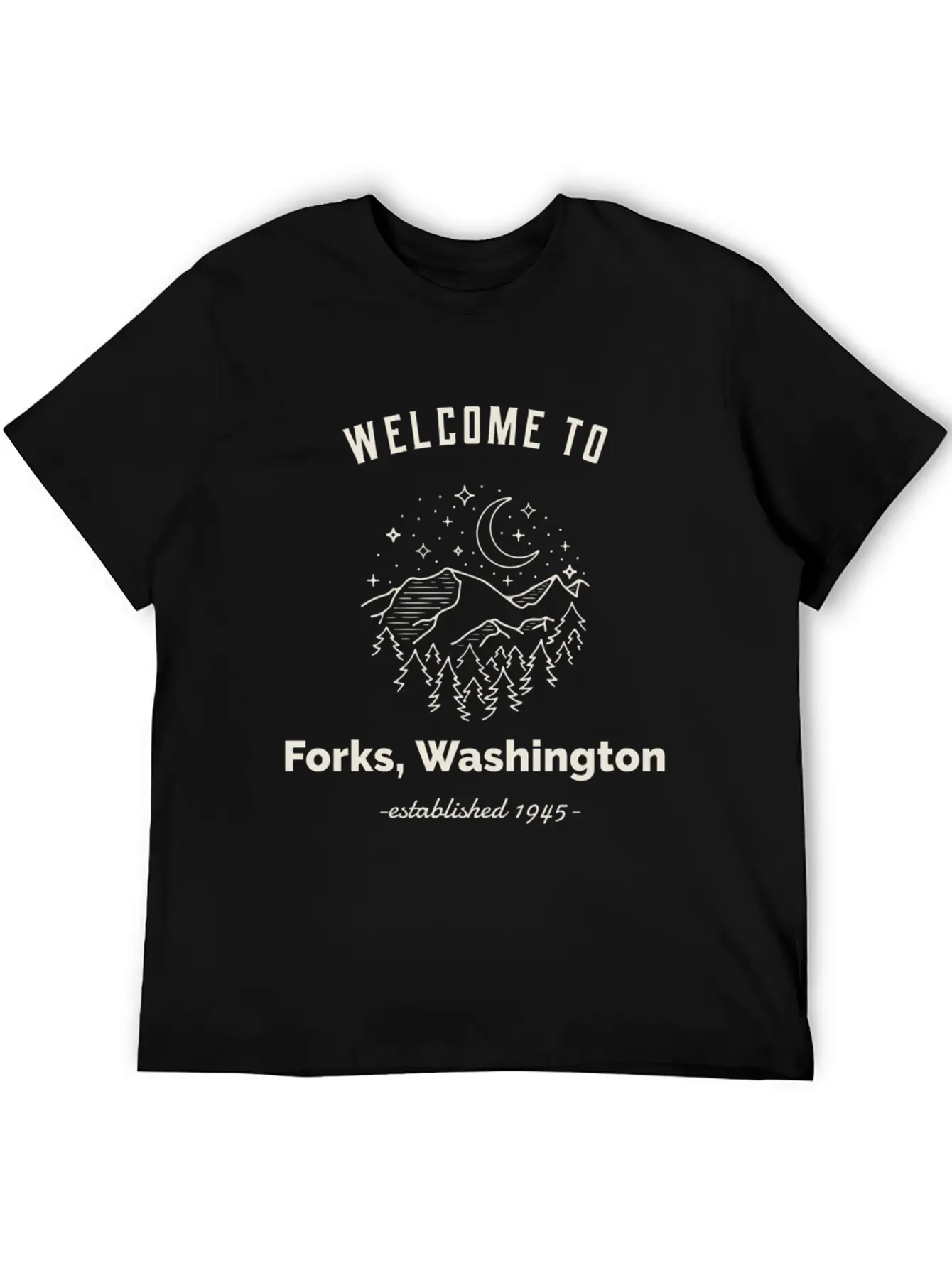 Forks Washington City Of Forks Washington Forks Na Breathable Soft Cotton T-Shirt – Timeless Casual Look