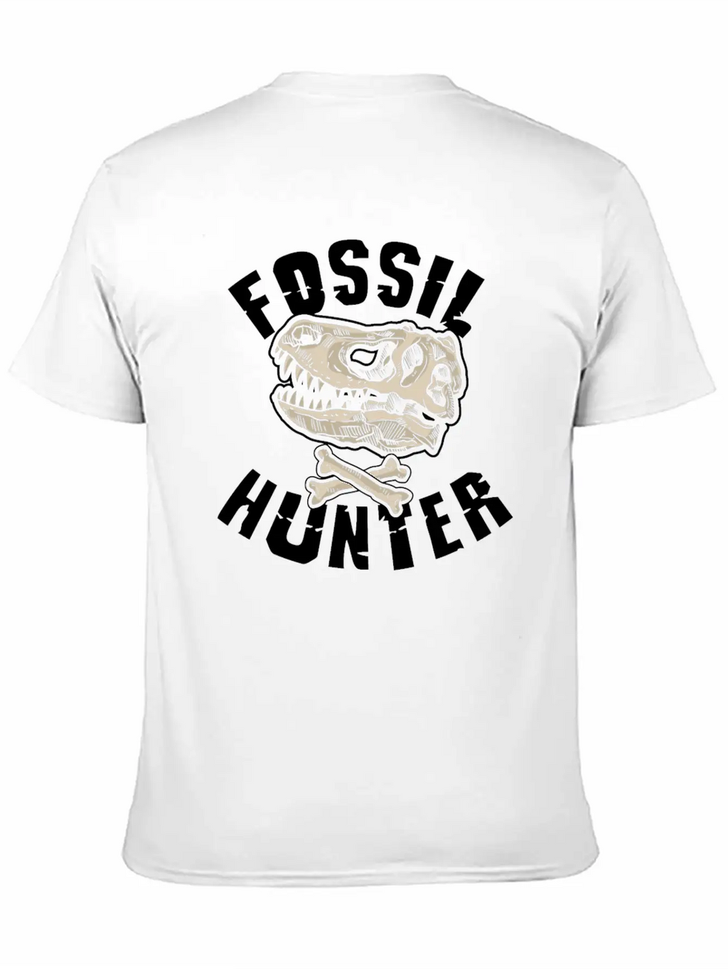 Fossil Hunter Geology Unisex Short Sleeve Soft Cotton T-Shirt – Casual Everyday Wear