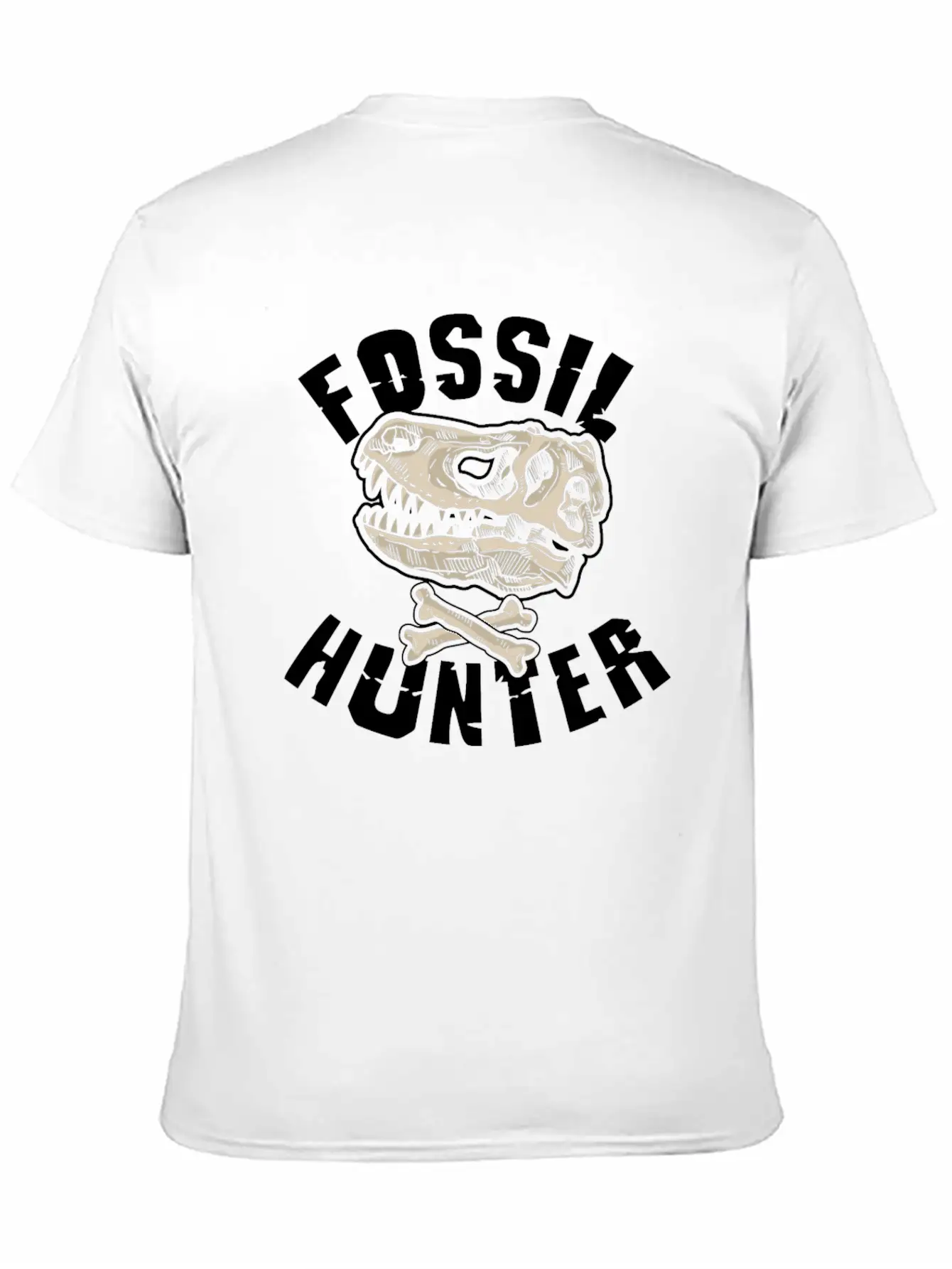 Fossil Hunter Geology Unisex Short Sleeve Soft Cotton T-Shirt – Casual Everyday Wear