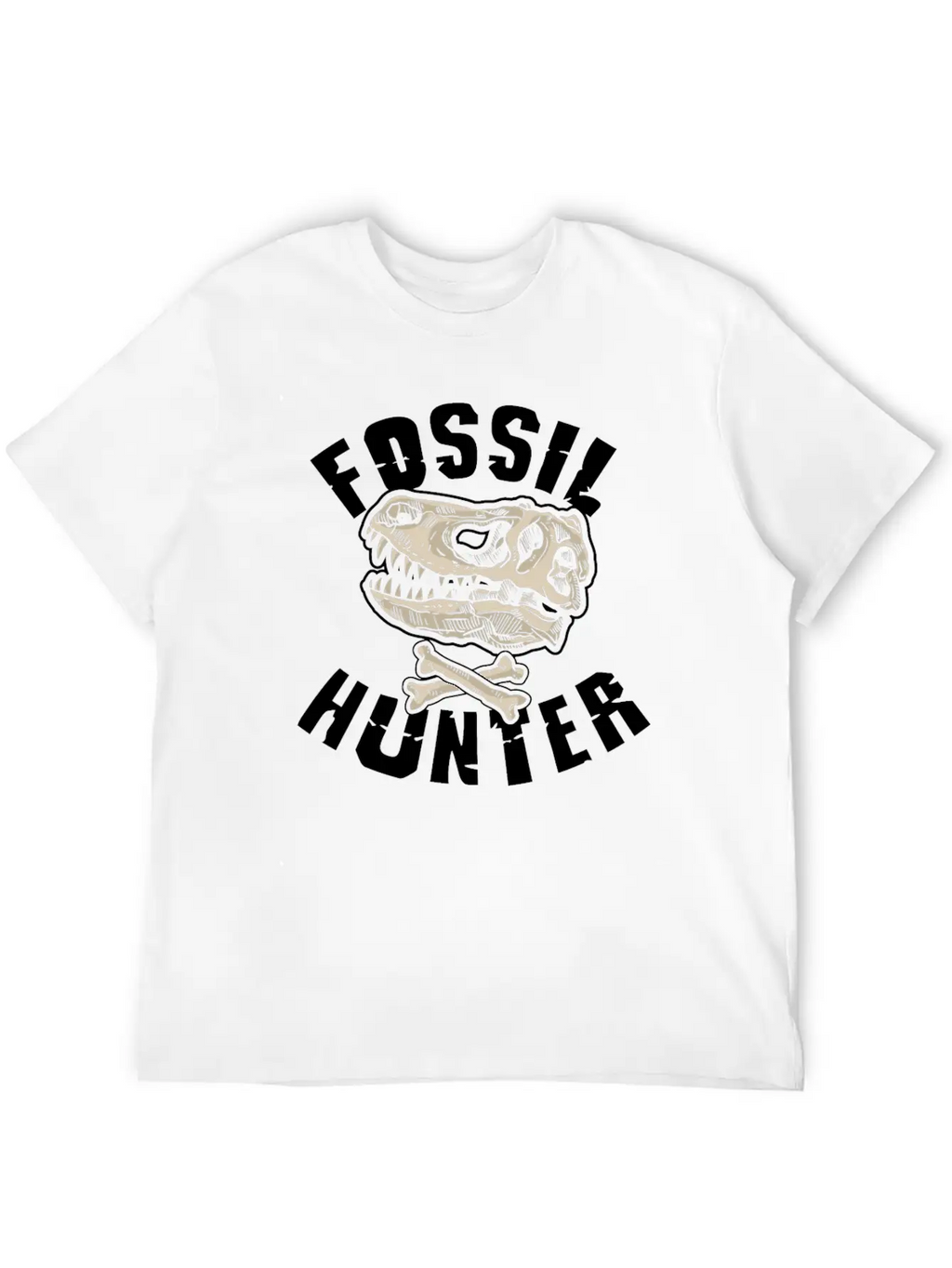 Fossil Hunter Geology Unisex Short Sleeve Soft Cotton T-Shirt – Casual Everyday Wear