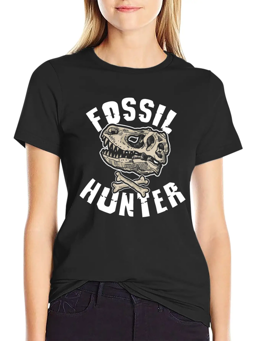 Fossil Hunter Geology Unisex Short Sleeve Soft Cotton T-Shirt – Casual Everyday Wear