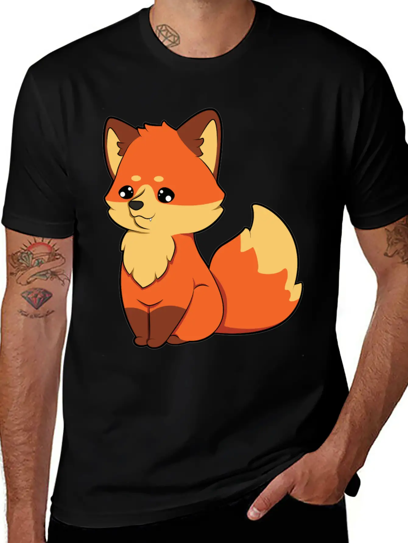 Fox Classic Fit Graphic Tee For Daily Comfort – Unisex Cotton Shirt