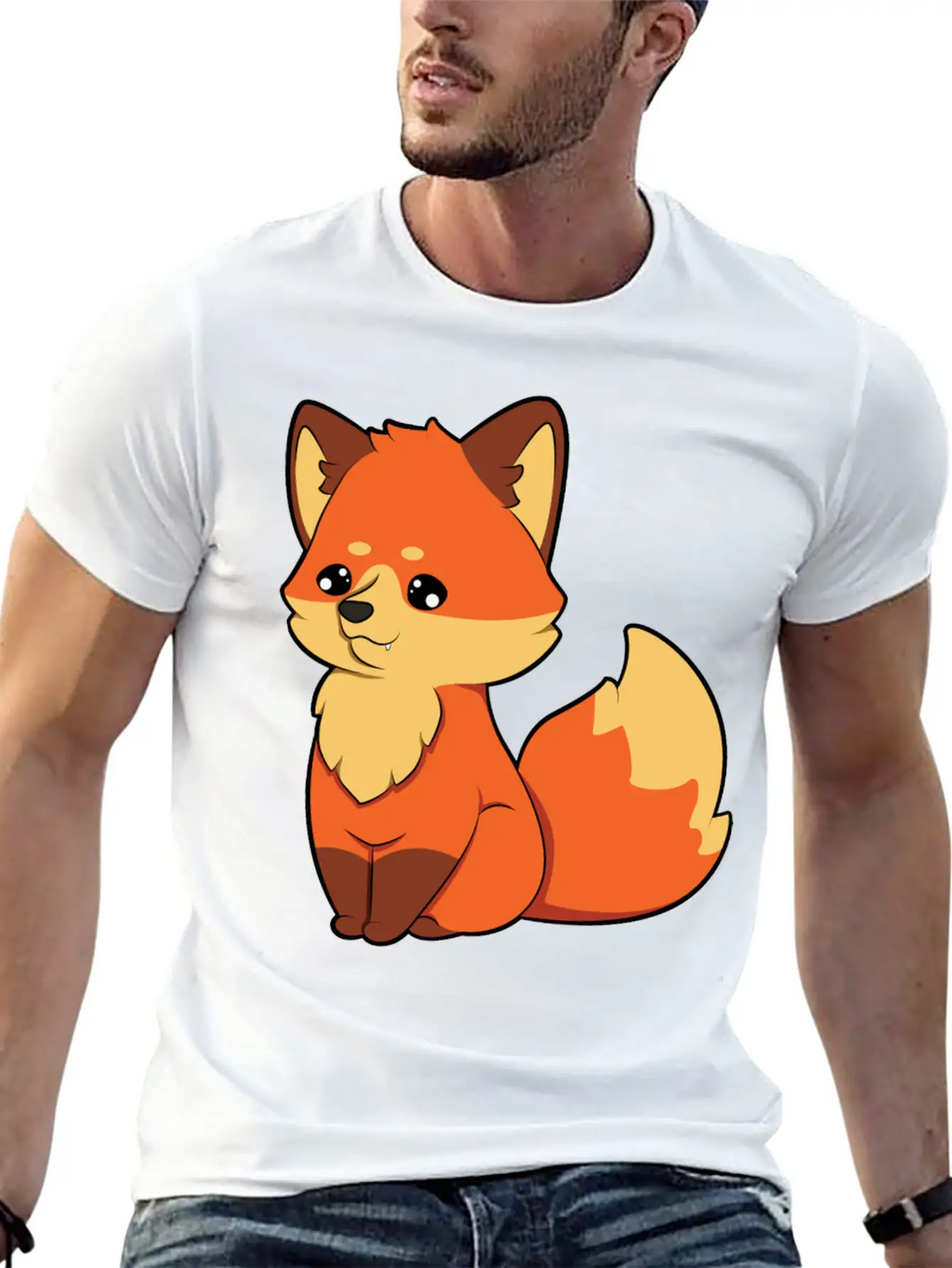 Fox Classic Fit Graphic Tee For Daily Comfort – Unisex Cotton Shirt