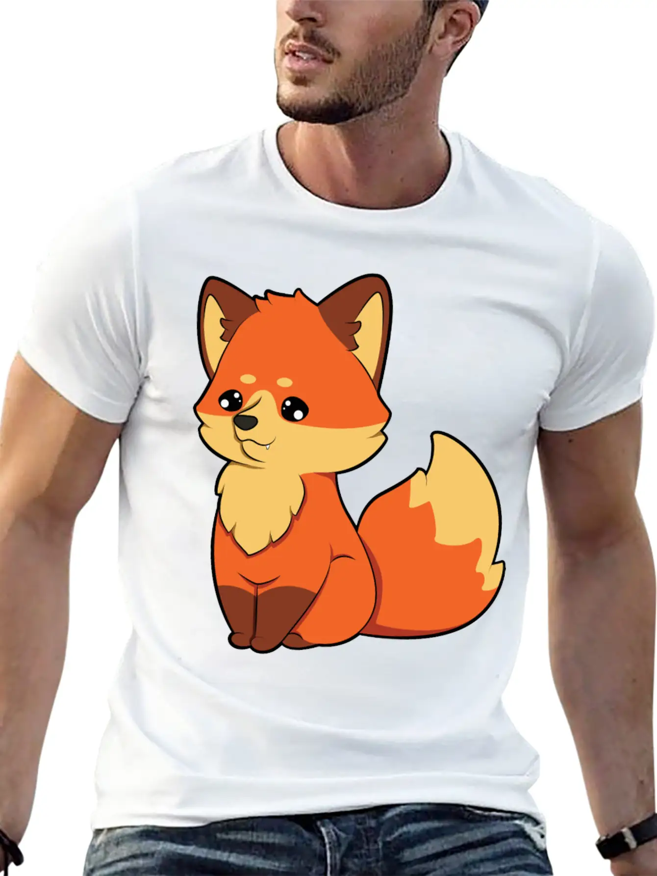 Fox Classic Fit Graphic Tee For Daily Comfort – Unisex Cotton Shirt