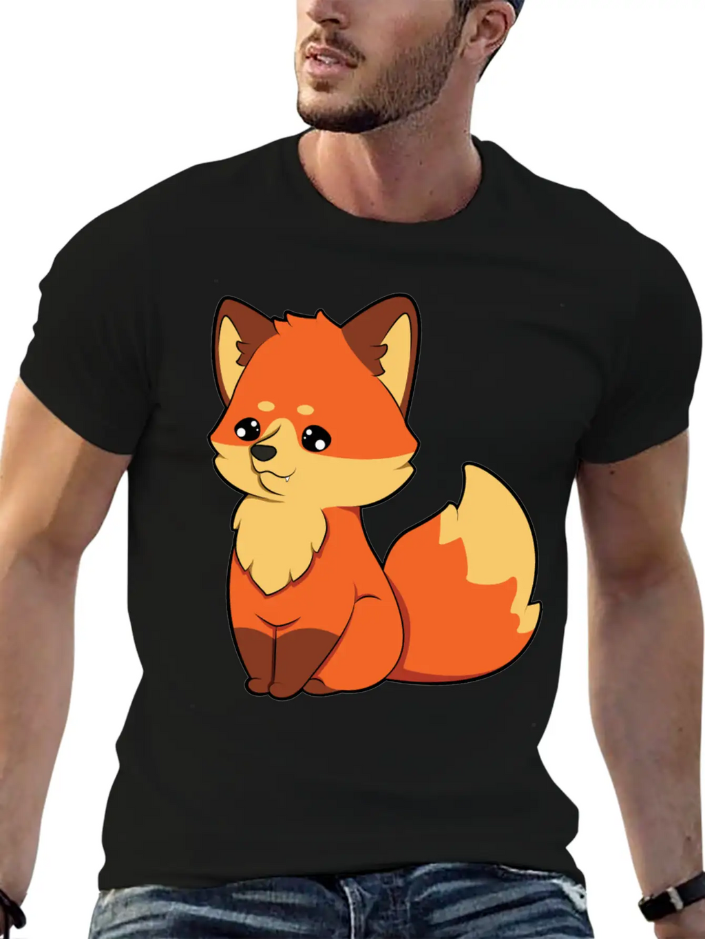 Fox Classic Fit Graphic Tee For Daily Comfort – Unisex Cotton Shirt