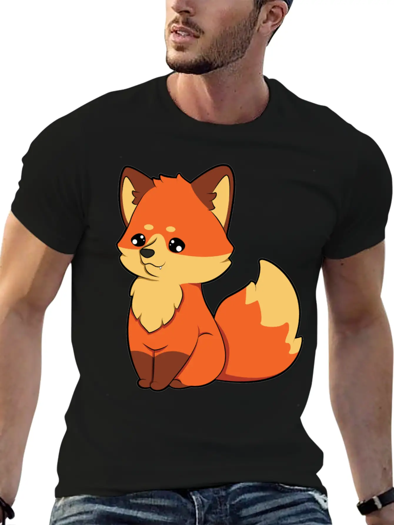 Fox Classic Fit Graphic Tee For Daily Comfort – Unisex Cotton Shirt