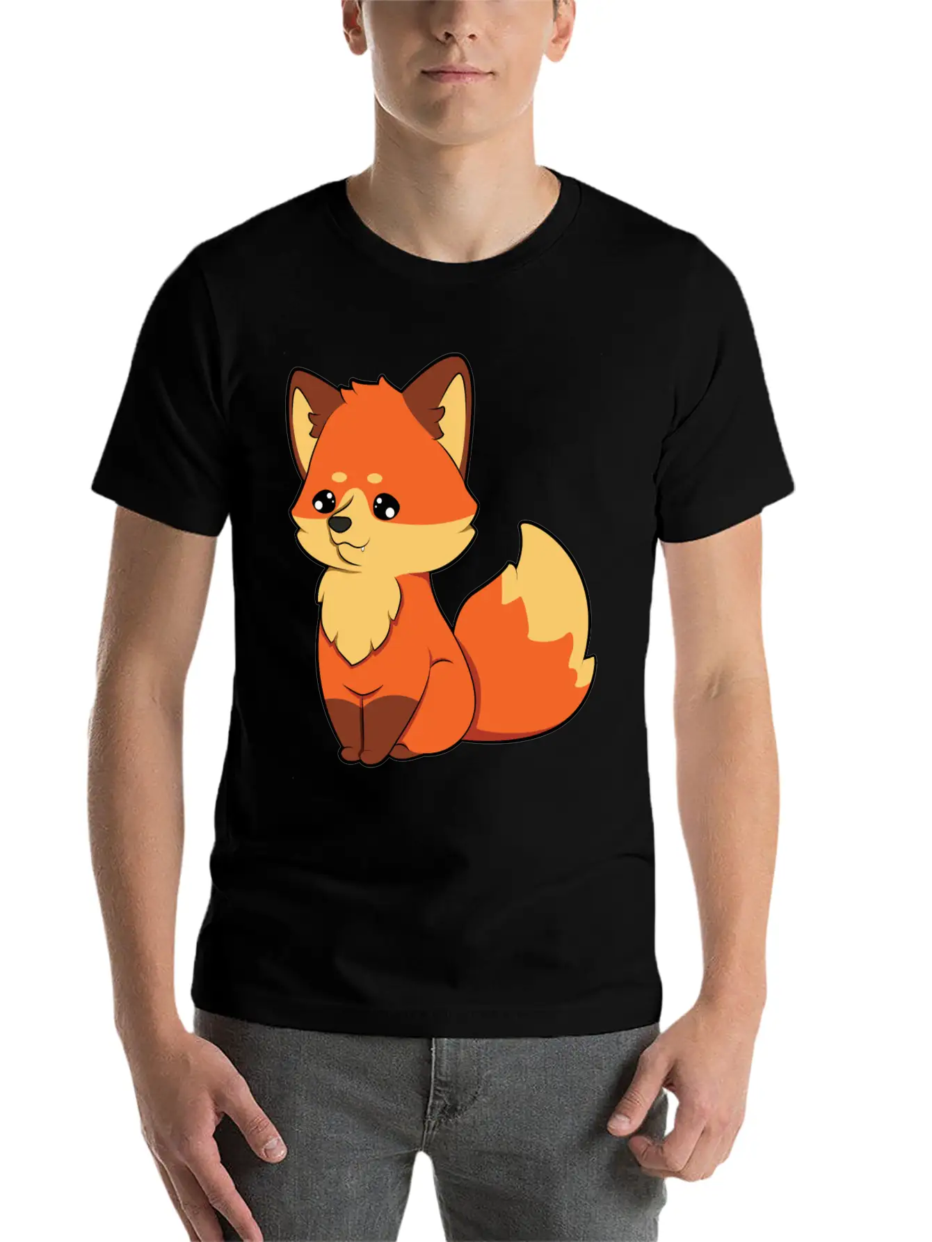 Fox Classic Fit Graphic Tee For Daily Comfort – Unisex Cotton Shirt