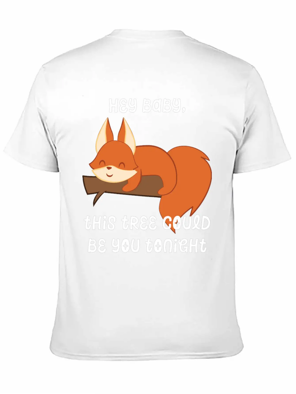 Fox – Cute Fox – Fox Lover – Hey Baby Essential Cotton Tee For Daily Outfits – Unisex Style