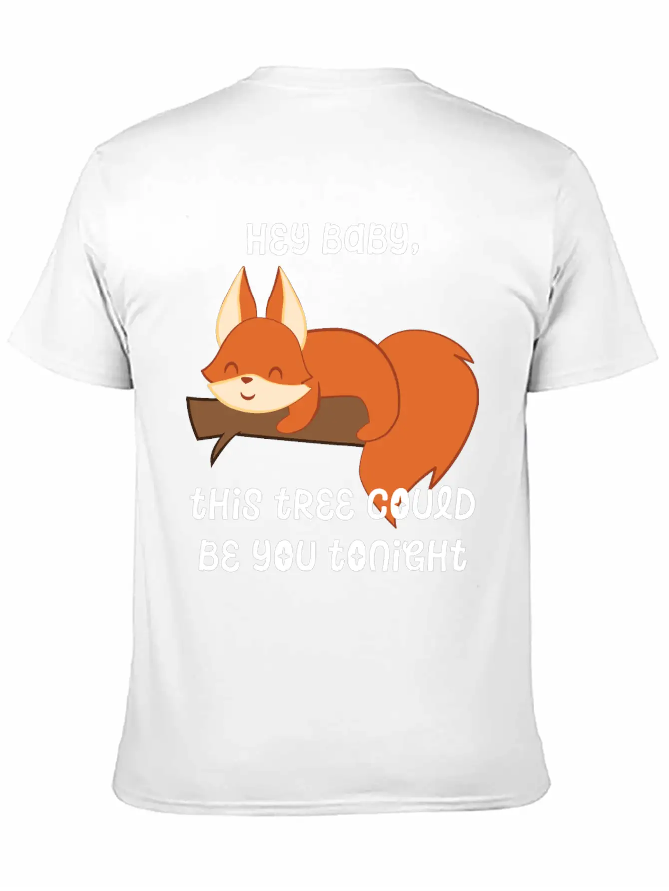 Fox – Cute Fox – Fox Lover – Hey Baby Essential Cotton Tee For Daily Outfits – Unisex Style