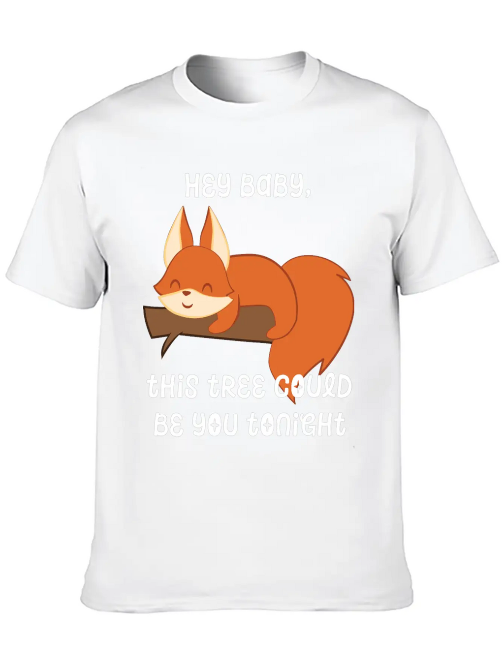 Fox – Cute Fox – Fox Lover – Hey Baby Essential Cotton Tee For Daily Outfits – Unisex Style