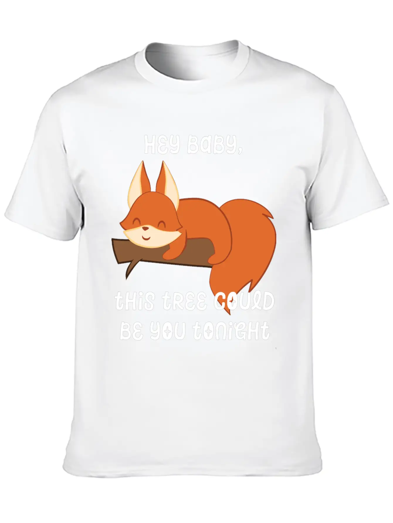 Fox – Cute Fox – Fox Lover – Hey Baby Essential Cotton Tee For Daily Outfits – Unisex Style