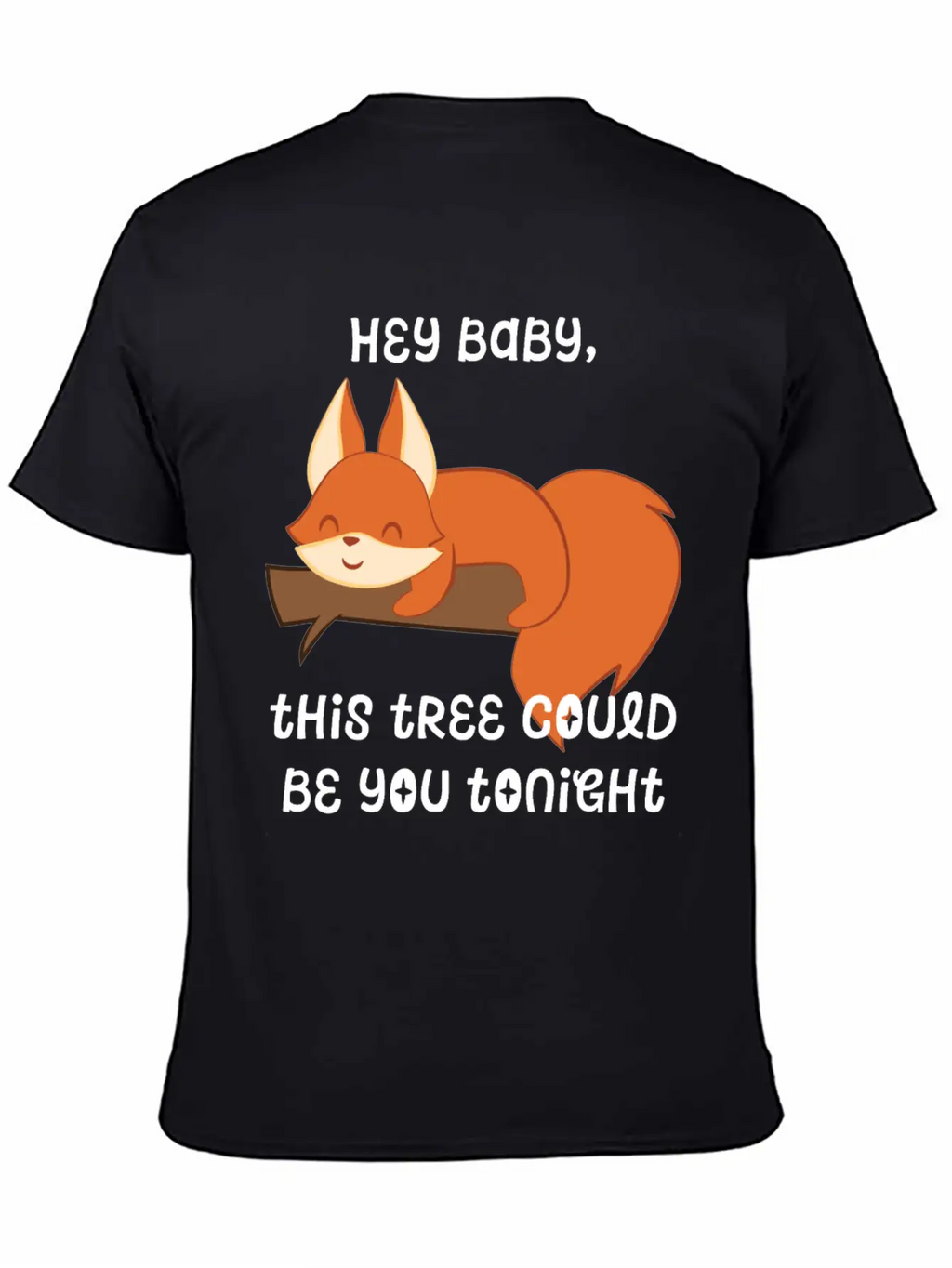 Fox – Cute Fox – Fox Lover – Hey Baby Essential Cotton Tee For Daily Outfits – Unisex Style